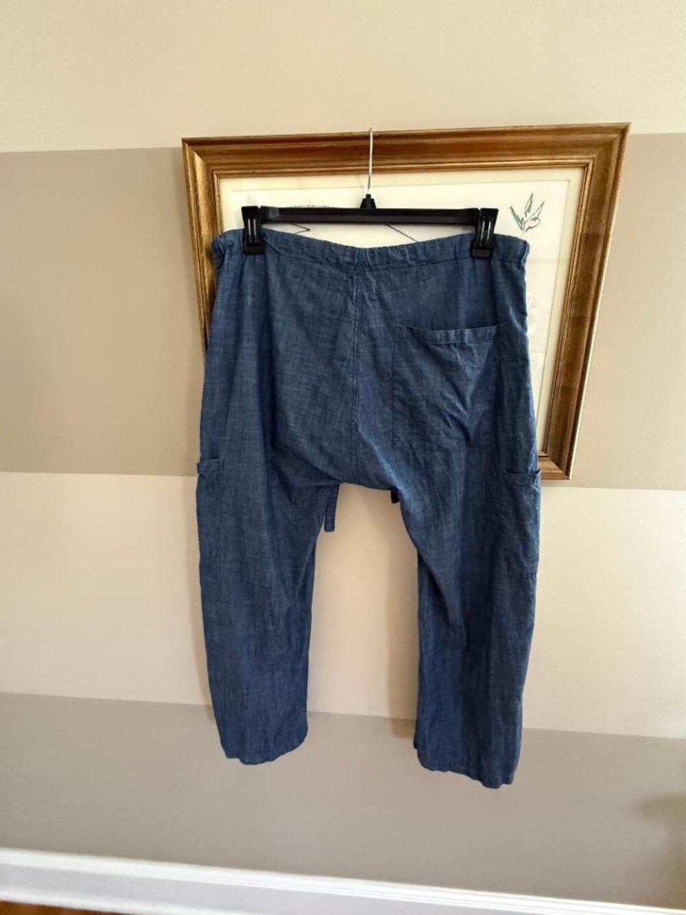 NSF Carlson Drop Rise Wide Leg Drawstring Pants size S/M - Picture 3 of 3